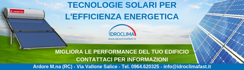 Impianti fotovoltaici - Solare Termico IdroClima