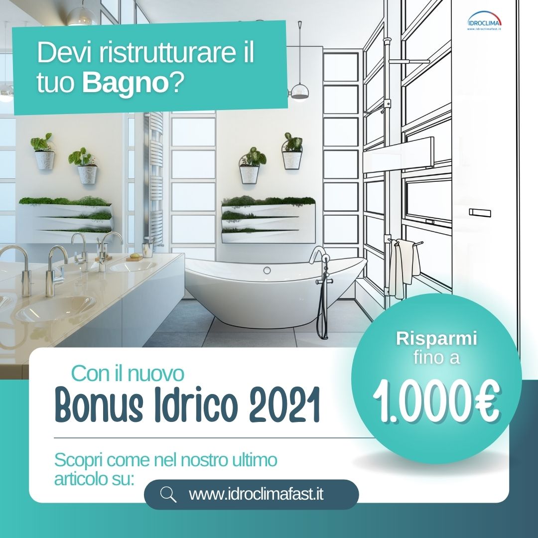 Bonus Idrico 2021